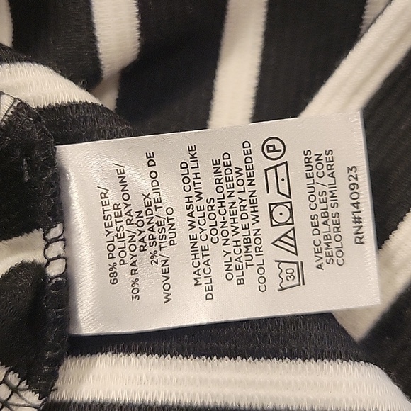 LOFT Women's Striped Knit Dress - Picture 7 of 7